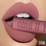 Matte Nude Lipstick Lipkit Pigment Dark Red Black Long Lasting