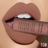 Matte Nude Lipstick Lipkit Pigment Dark Red Black Long Lasting