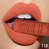 Matte Nude Lipstick Lipkit Pigment Dark Red Black Long Lasting