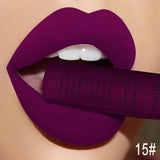 Matte Nude Lipstick Lipkit Pigment Dark Red Black Long Lasting