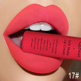 Matte Nude Lipstick Lipkit Pigment Dark Red Black Long Lasting