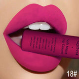 Matte Nude Lipstick Lipkit Pigment Dark Red Black Long Lasting
