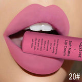 Matte Nude Lipstick Lipkit Pigment Dark Red Black Long Lasting
