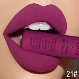 Matte Nude Lipstick Lipkit Pigment Dark Red Black Long Lasting