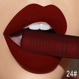 Matte Nude Lipstick Lipkit Pigment Dark Red Black Long Lasting