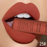 Matte Nude Lipstick Lipkit Pigment Dark Red Black Long Lasting