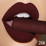 Matte Nude Lipstick Lipkit Pigment Dark Red Black Long Lasting
