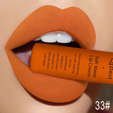 Matte Nude Lipstick Lipkit Pigment Dark Red Black Long Lasting