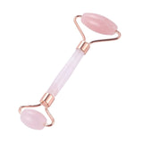 Rose Quartz Face Massage Roller Natural