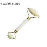Rose Quartz Face Massage Roller Natural