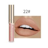 QIBEST Liquid Lipstick Waterproof Lipgloss 24 Color Lipgloss