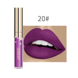 QIBEST Liquid Lipstick Waterproof Lipgloss 24 Color Lipgloss