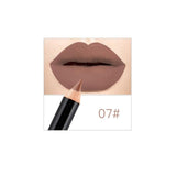 12 Colors Sexy Matte Lip Stick Lipliner Lip Liner Pencil Matt