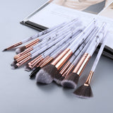 FLD5/15Pcs Makeup Brushes Set Cosmetic Powder Eye