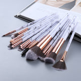 FLD5/15Pcs Makeup Brushes Set Cosmetic Powder Eye