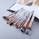 FLD5/15Pcs Makeup Brushes Set Cosmetic Powder Eye
