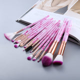 FLD5/15Pcs Makeup Brushes Set Cosmetic Powder Eye