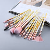 FLD5/15Pcs Makeup Brushes Set Cosmetic Powder Eye