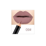12 colors Lip Pencils Matte Lipliner Waterproof Smooth  Silk Nude Lipstick Pen