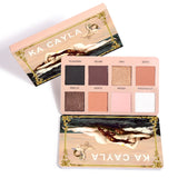 8 Colors Matte Shimmer Eyeshadow Palette Diamond Glitter