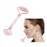 Rose Quartz Face Massage Roller Natural
