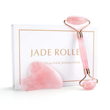 Natural Rose Quartz Roller Facial Jade Roller