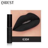 QIBEST Matte Lip Gloss Lip Makeup Velet Nude Waterproof
