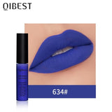 QIBEST Matte Lip Gloss Lip Makeup Velet Nude Waterproof