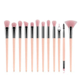Eye Makeup Brushes 5-20pcs Rose Gold Eyeshadow Makeup Brushes Set with Soft Synthetic Hairs & Real Wood Handle for Eyeshadow