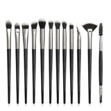 Eye Makeup Brushes 5-20pcs Rose Gold Eyeshadow Makeup Brushes Set with Soft Synthetic Hairs & Real Wood Handle for Eyeshadow