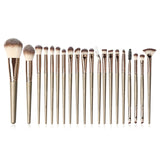 Eye Makeup Brushes 5-20pcs Rose Gold Eyeshadow Makeup Brushes Set with Soft Synthetic Hairs & Real Wood Handle for Eyeshadow