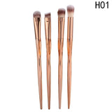 Eye Makeup Brushes 5-20pcs Rose Gold Eyeshadow Makeup Brushes Set with Soft Synthetic Hairs & Real Wood Handle for Eyeshadow
