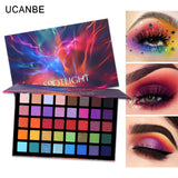 Eye Shadow Palette Colorful Artist Shimmer Glitter Matte Pigmented Powder Pressed Eyeshadow Makeup Kit