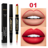 Lipstick Set Lasting Makeup 2 In 1 Maquillaje Mujer Waterproof Matte Make Up Lipstick