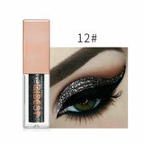 QiBest 15 Colors Glitter Liquid Eyeshadow
